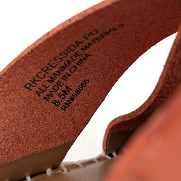 Nordstrom Rack Cressida Platform Wedge Espadrille Sandal Red Size US8.5M - Picture 6 of 11